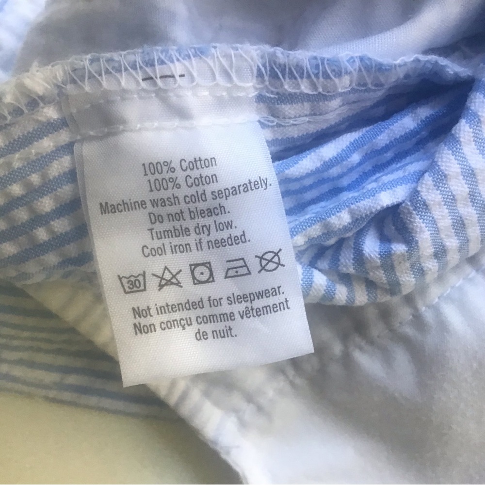 ⚓️ SOLD ⚓️ Janie and Jack Seersucker Stripe Pants - Picture 4 of 6